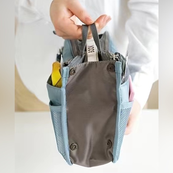 Bag Organizer Insert, Travel Storage, Makeup Multi Pocket Multifunction 🆕 - Picture 10 of 14